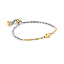 Load image into Gallery viewer, MILLELUCI BRACELET WITH CZ 028006/056 EYE OF GOD
