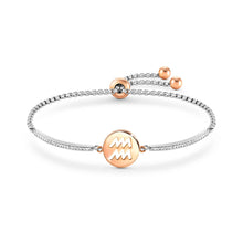 Load image into Gallery viewer, MILLELUCI BRACELET WITH CZ 028014/011 AQUARIUS
