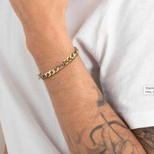 Load image into Gallery viewer, B-YOND BRACELET 028934/035 GOLD, S/STEEL LGE CURB CHAIN
