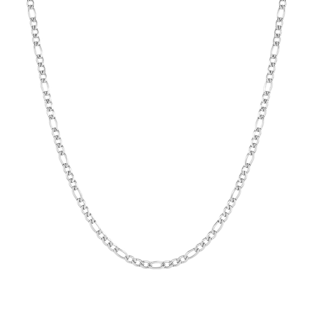 B-YOND NECKLACE 028939/001 S/STEEL SMALL CURB CHAIN