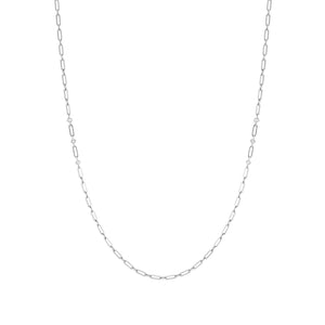 CHAINS OF STYLE LONG NECKLACE STEEL CZ 029402/001