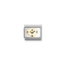 Load image into Gallery viewer, COMPOSABLE CLASSIC LINK 030207/53 CLOCK HEART IN GOLD

