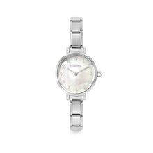 Load image into Gallery viewer, WATCH 076038/008 STAINLESS STEEL OVAL WHITE MOTHER OF PEARL DIAL
