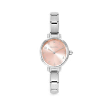 Load image into Gallery viewer, WATCH 076038/014 STAINLESS STEEL OVAL SUNRAY PINK DIAL

