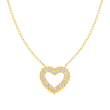 Load image into Gallery viewer, LOVECLOUD NECKLACE GOLD WITH CZ 240504/008 HEART
