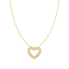 Load image into Gallery viewer, LOVECLOUD NECKLACE GOLD WITH CZ 240504/008 HEART
