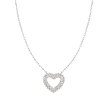 Load image into Gallery viewer, LOVECLOUD NECKLACE SILVER WITH CZ 240504/009 HEART
