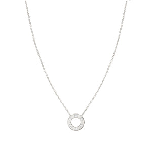 CARISMATICA NECKLACE 240903/035 SILVER CIRCLE WITH CZ