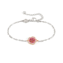 Load image into Gallery viewer, CRYSALIS BRACELET 241102/010 ROSE GOLD FLOWER WITH CZ

