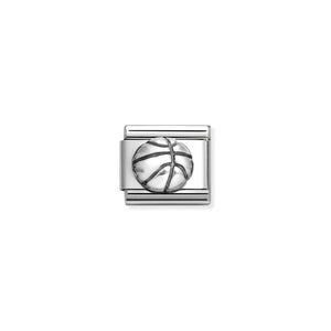 COMPOSABLE CLASSIC LINK 330101/70 BASKET BALL IN 925 SILVER