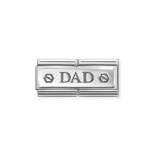 Load image into Gallery viewer, COMPOSABLE CLASSIC DOUBLE LINK 330710/48 DAD WITH SCREWS IN 925 SILVER
