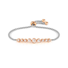Load image into Gallery viewer, MILLELUCI BRACELET WITH CZ 028010/010 WHITE ROUND
