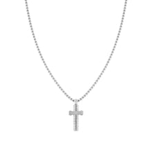 Load image into Gallery viewer, STRONG DIAMOND NECKLACE 028303/001 STAINLESS STEEL CROSS

