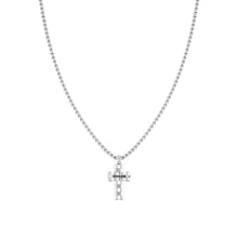 Load image into Gallery viewer, STRONG DIAMOND NECKLACE 028304/009 BLACK DIAMOND CROSS
