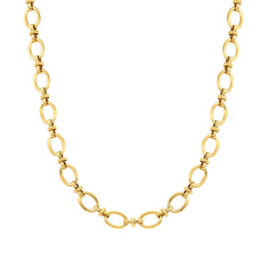 AFFINITY NECKLACE 028604/012 GOLD PVD CHAIN