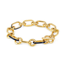 Load image into Gallery viewer, DRUSILLA BLUE BRACELET 028709/004 GOLD WITH CZ
