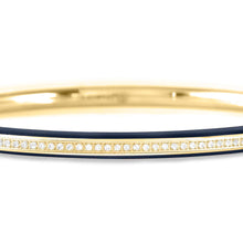 Load image into Gallery viewer, DRUSILLA BLUE BANGLE 028710/004 GOLD WITH CZ
