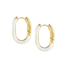 Load image into Gallery viewer, DRUSILLA WHITE EARRINGS 028713/000 GOLD WITH CZ
