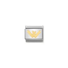 Load image into Gallery viewer, COMPOSABLE CLASSIC LINK 030101/23 LETTER W IN 18K GOLD
