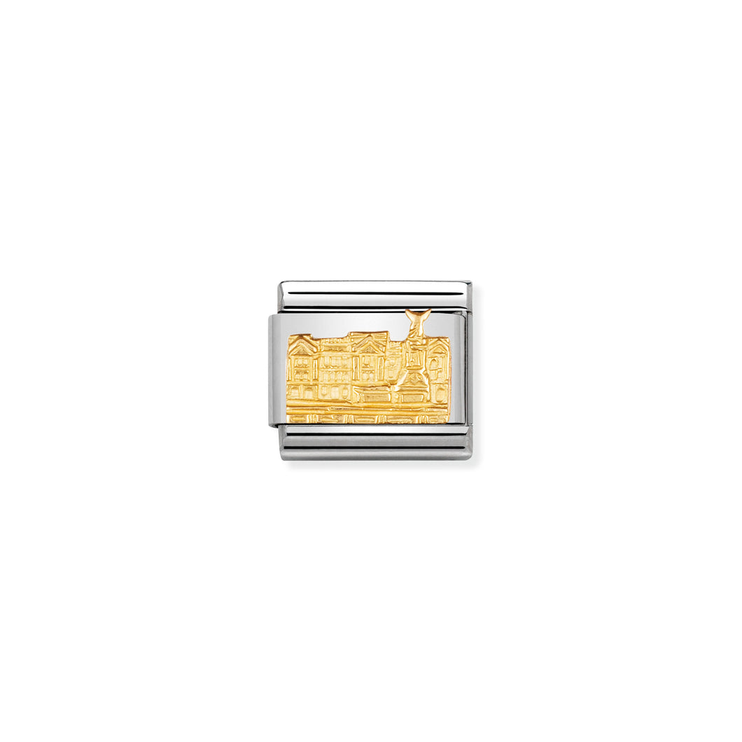 COMPOSABLE CLASSIC LINK 030144/05 BUCKINGHAM PALACE IN 18K GOLD