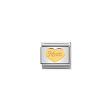 Load image into Gallery viewer, COMPOSABLE CLASSIC LINK 030162/38 MUM HEART IN 18K GOLD
