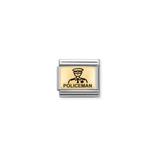 Load image into Gallery viewer, COMPOSABLE CLASSIC LINK 030166/22 POLICEMAN IN 18K GOLD
