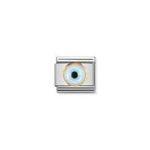 Load image into Gallery viewer, COMPOSABLE CLASSIC LINK 030506/18 GREEK EYE IN 18K GOLD
