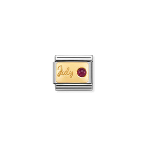 COMPOSABLE CLASSIC LINK 030519/07 JULY RUBY IN 18K GOLD