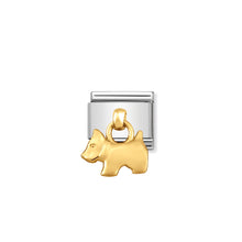 Load image into Gallery viewer, COMPOSABLE CLASSIC LINK 031800/09 DOG CHARM IN 18K GOLD
