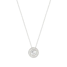 Load image into Gallery viewer, AUREA NECKLACE 145704/010 SILVER, WHITE CZ
