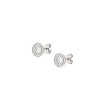 Load image into Gallery viewer, AUREA EARRING STUDS 145705/010 SILVER WHITE CZ
