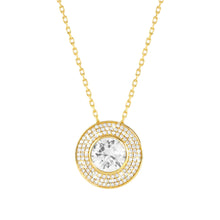 Load image into Gallery viewer, AUREA NECKLACE 145711/010 GOLD CZ
