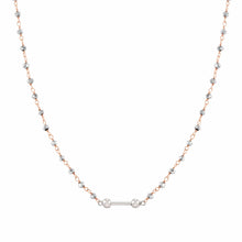 Load image into Gallery viewer, SEIMIA SILVER CRYSTAL NECKLACE 148803/058 WITH ROSE GOLD FINISH
