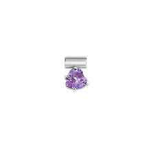 Load image into Gallery viewer, SEIMIA LOVE PENDANT 148809/001 HEART VIOLET CZ
