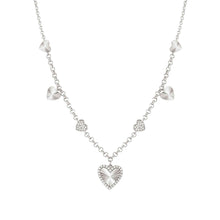 Load image into Gallery viewer, TRUEJOY HEART NECKLACE 240102/004 STERLING SILVER CHAIN
