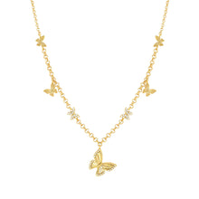 Load image into Gallery viewer, TRUEJOY BUTTERFLY NECKLACE 240102/042 GOLD CHAIN
