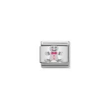 Load image into Gallery viewer, COMPOSABLE CLASSIC LINK 330204/09 GINGERBREAD MAN IN ENAMEL &amp; 925 SILVER
