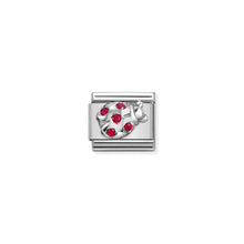 Load image into Gallery viewer, COMPOSABLE CLASSIC LINK 330304/36 RED LADYBUG CZ IN SILVER
