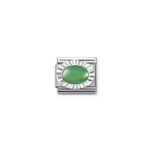 Load image into Gallery viewer, COMPOSABLE CLASSIC LINK 330507/23 GREEN AVENTURINE IN SILVER
