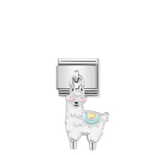 Load image into Gallery viewer, COMPOSABLE CLASSIC LINK 331805/14 LLAMA CHARM IN ENAMEL &amp; 925 SILVER
