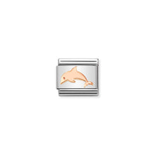 Load image into Gallery viewer, COMPOSABLE CLASSIC LINK 430104/53 DOLPHIN IN 9K ROSE GOLD
