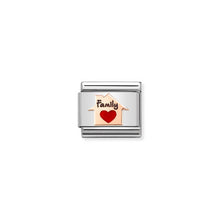 Load image into Gallery viewer, COMPOSABLE CLASSIC LINK 430202/11 HOME RED HEART IN 9K ROSE GOLD
