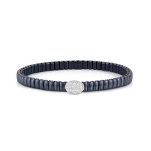 Load image into Gallery viewer, EXTENSION BRACELET 046010/053 LIFE MATT SAPPHIRE BLUE WITH CZ
