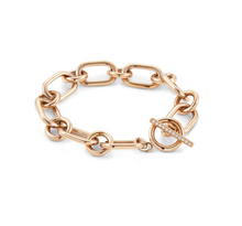 Load image into Gallery viewer, DRUSILLA BRACELET 028700/011 ROSE GOLD CHAIN WITH CZ
