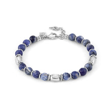 Load image into Gallery viewer, INSTINCT STYLE BRACELET 027930/034 SODALITE BEADS
