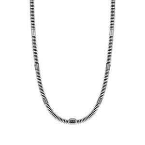 B-YOND NECKLACE 028952/001  S/STEEL WASHER LINK CHAIN