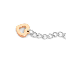 Load image into Gallery viewer, PRINCIPESSINA NECKLACE 029601/024 ROSE GOLD INFINITY WITH CZ HEARTS
