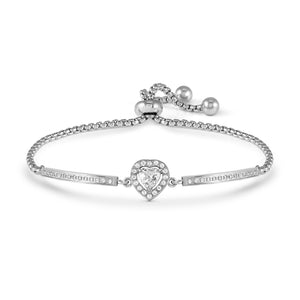 ROYAL DREAM BRACELET WITH CZ 029800/031 HEART