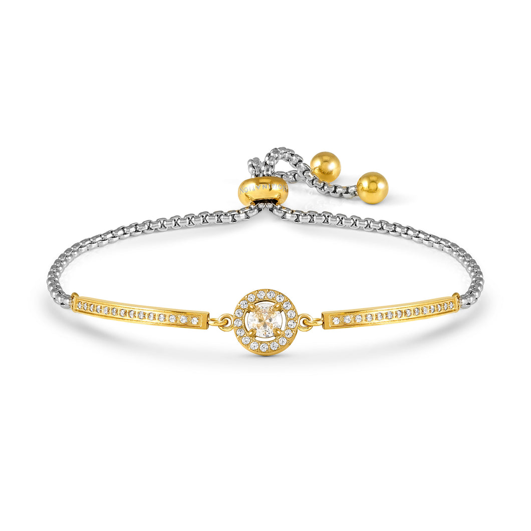 ROYAL DREAM BRACELET WITH CZ 029802/017 GOLD CIRCLE