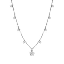 Load image into Gallery viewer, MYSOPHIE NECKLACE 029901/059 FLOWER &amp; CZ PENDANTS
